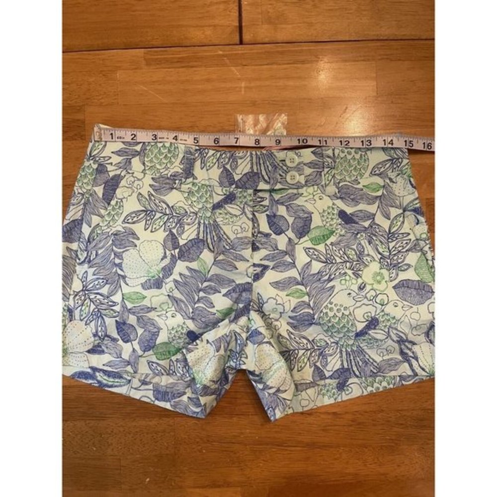 Vineyard Vines Women's Shorts Size 0 Minty Floral Bird Dayboat NWT - Picture 6 of 8